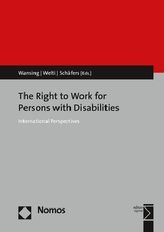 The Right to Work for Persons with Disabilities