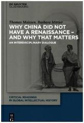 Why China did not have a Renaissance - and why that matters