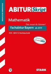 AbiturSkript Mathematik FOS BOS 12 Nichttechnik, Fachabitur Bayern ab 2019