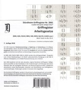 ARBEITSGESETZE Dürckheim-Griffregister Nr. 2061 ( 2018)