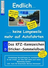 Das KFZ-Kennzeichen Sticker-Sammelalbum