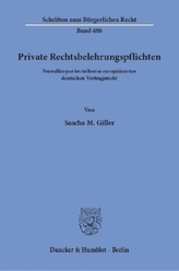 Private Rechtsbelehrungspflichten.