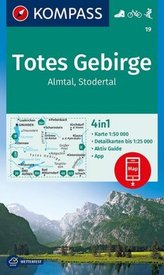 Kompass Karte Totes Gebirge, Almtal, Stodertal
