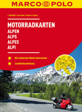 MARCO POLO Motorrad-Karten Alpen / Alps / Alpes / Alpi 1:300 000