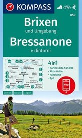 Kompass Karte Brixen und Umgebung, Bressanone e dintorni