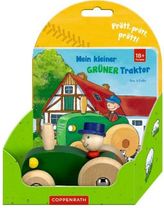 Mein kleiner grüner Traktor, m. Holzauto