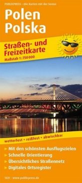 PUBLICPRESS Straßen- und Freizeitkarte Polen