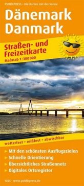 PUBLICPRESS Straßen- und Freizeitkarte Dänemark