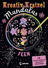 Kreativ-Kratzel Mandalas: Feen