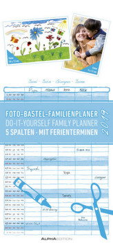 Foto-Bastel-Familienplaner / Do it yourself family planner  2019