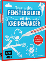 Meine ersten Fensterbilder mit dem Kreidemarker