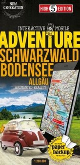 High 5 Edition Interactive Mobile ADVENTUREMAP Schwarzwald Bodensee Allgäu