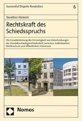Rechtskraft des Schiedsspruchs