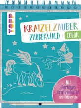 Kratzelzauber Color Zauberwald, m. Holzstift