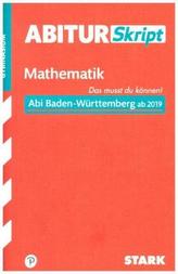 AbiturSkript Mathematik, Gymnasium Baden-Württemberg