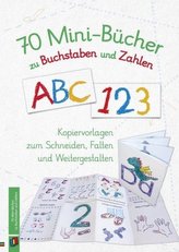 70 Minibücher zu Buchstaben und Zahlen