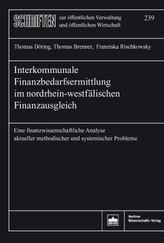 Interkommunale Finanzbedarfsermittlung im nordrhein-westfälischen Finanzausgleich
