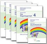 Lernstufe 2: Das Regenbogenheft 1-4 - Lateinische Ausgangsschrift; Das Zauberwald-ABC, 5 Bde.