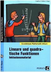 Lineare und quadratische Funktionen - Inklusionsmaterial, m. CD-ROM