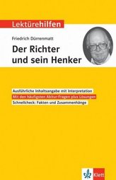 Klett Lektürehilfen Friedrich Dürrenmatt, Der Richter und sein Henker