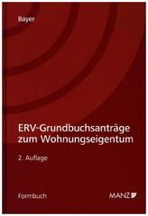 ERV-Grundbuchsanträge zum Wohnungseigentum