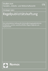 Regelpublizitätshaftung