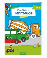 Malbuch ab 3 Jahren - Fahrzeuge