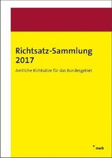Richtsatz-Sammlung 2017