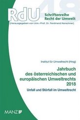 Jahrbuch des österreichischen und europäischen Umweltrechts 2018