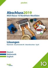 Abschluss 2019 - MSA Klasse 10 Nordrhein-Westfalen Lösungen