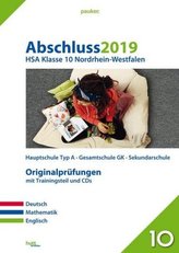 Abschluss 2019 - Hauptschulabschluss Klasse 10 Nordrhein-Westfalen, m. CD-ROM u. Audio-CD