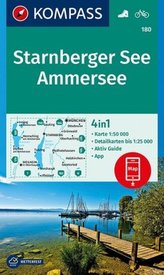 Kompass Karte Starnberger See, Ammersee