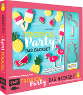 Tropical Party - das Backset mit Rezepten und Ananas- und Flamingo-Ausstecher aus Edelstahl