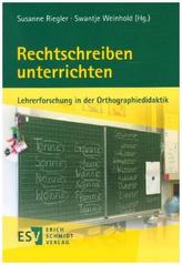 Rechtschreiben unterrichten
