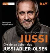 Jussi. Die vielen Leben des Jussi Adler-Olsen, 1 Audio-CD, MP3 Format