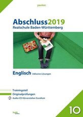 Abschluss 2019 - Realschule Baden-Württemberg Englisch, m. Audio-CD