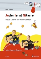 Jeder lernt Gitarre - Neue Lieder für Weihnachten