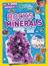  Rocks and Minerals Sticker Activity Book