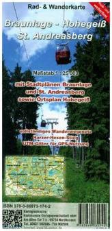 KKV Rad- und Wanderkarte Braunlage - Hohegeiß - Sankt Andreasberg