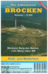 KKV Rad- und Wanderkarte Brocken