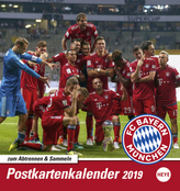 FC Bayern München Sammelkartenkalender 2019