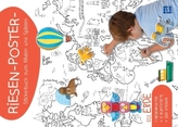 Riesen-Poster-Stickerbuch zum Malen und Spielen - Die Erde