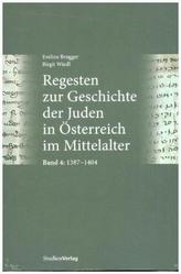 Regesten zur Geschichte der Juden in Österreich im Mittelalter