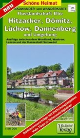 Doktor Barthel Karte Radwander- und Wanderkarte Flusslandschaft Elbe, Hitzacker, Dömitz, Lüchow, Dannenberg und Umgebung