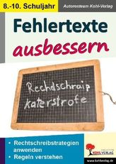 Fehlertexte ausbessern