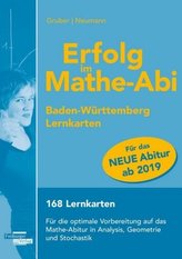 Erfolg im Mathe-Abi Lernkarten Allgemeinbildendes Gymnasium Baden-Württemberg ab 2019