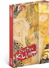 Týdenní magnetický diář Gustav Klimt 2021