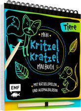 Mein Kritzel-Kratzel-Malbuch - Tiere