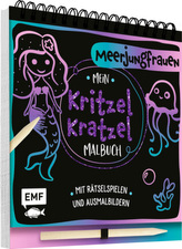 Mein Kritzel-Kratzel-Malbuch - Meerjungfrauen
