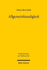 Allgemeinkundigkeit